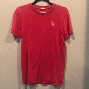 Abercrombie and Fitch pink men’s shirt sleeve muscle shirt